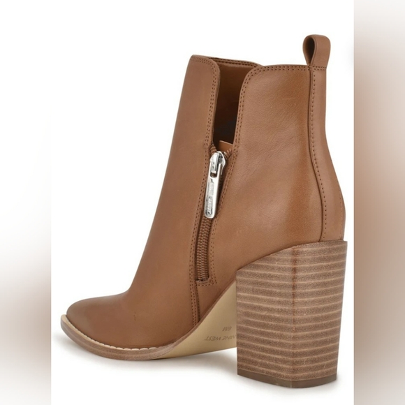 Nine West Birds Leather Bootie NIB - Picture 3 of 4